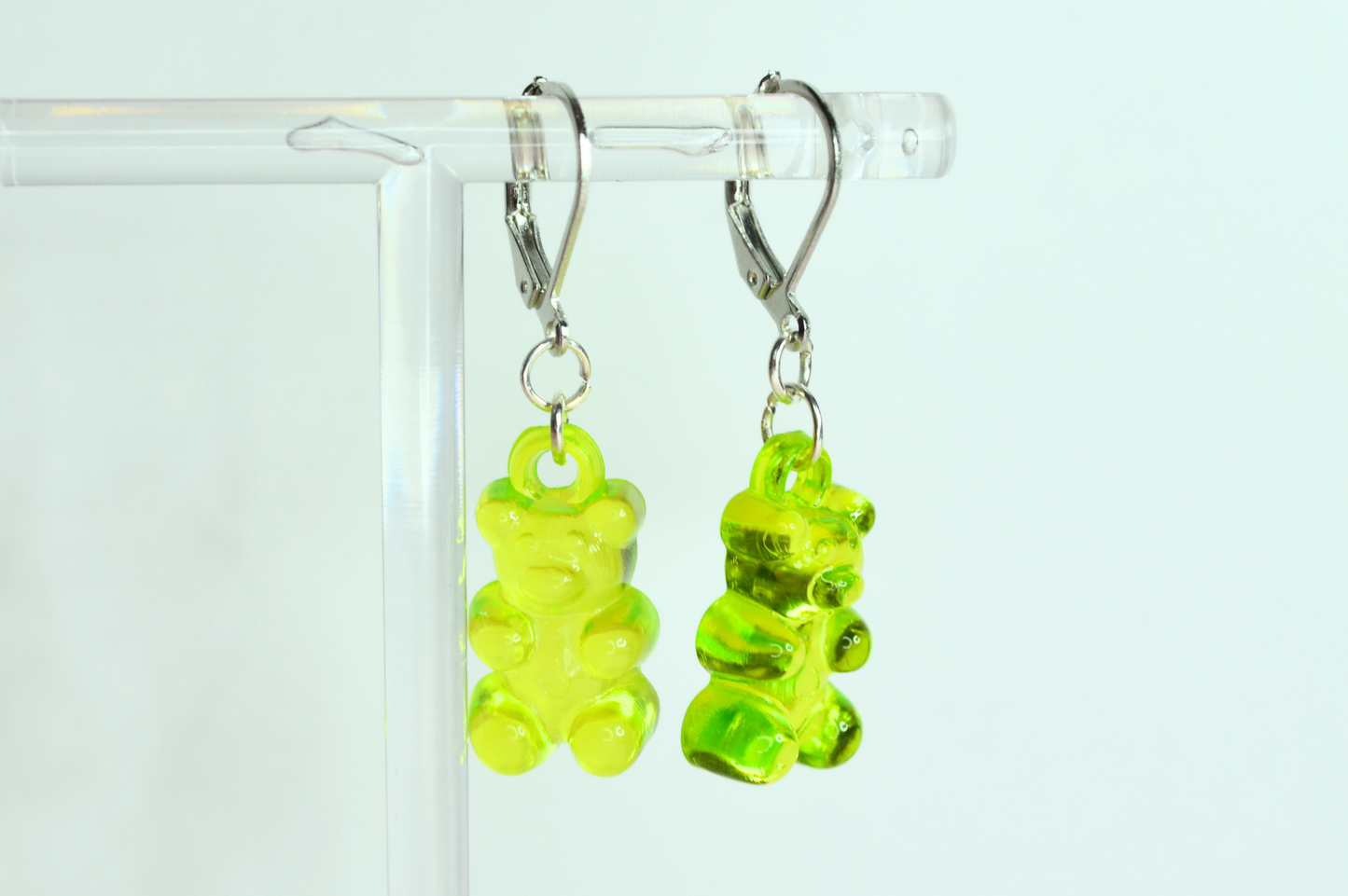Mini Jelly Bear Earrings - Available in many colors
