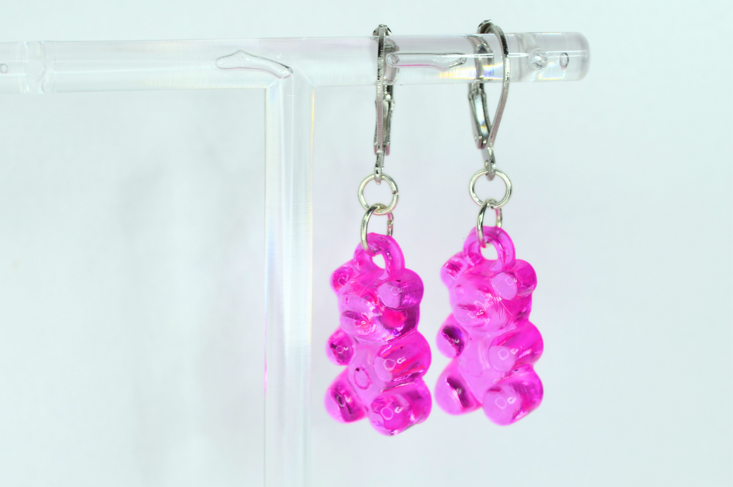 Mini Jelly Bear Earrings - Available in many colors