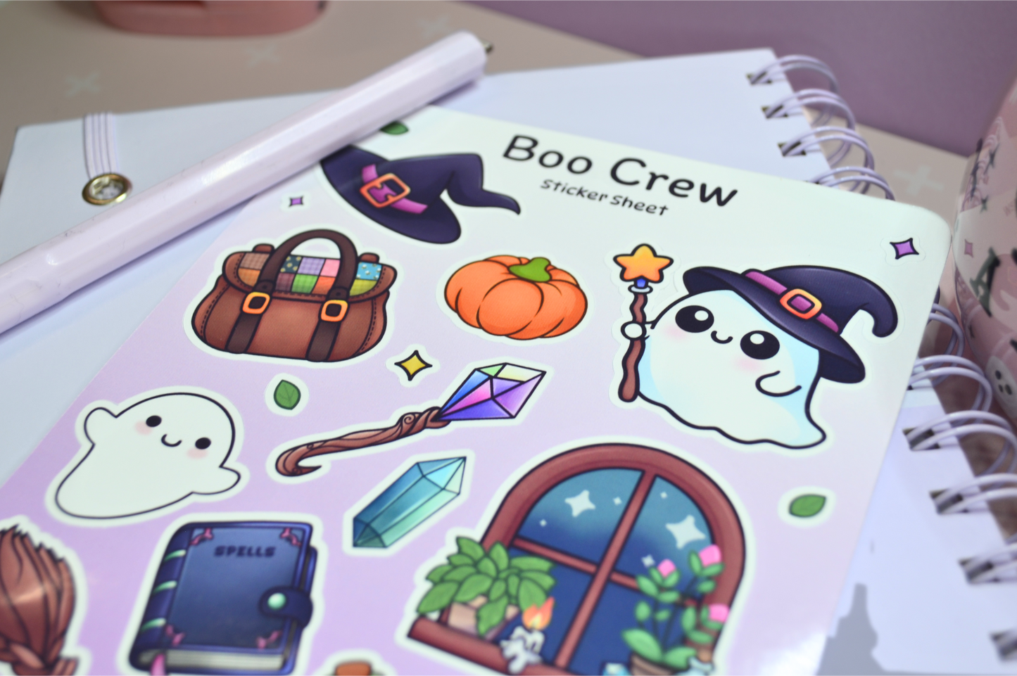 Boo Crew Sticker Sheet