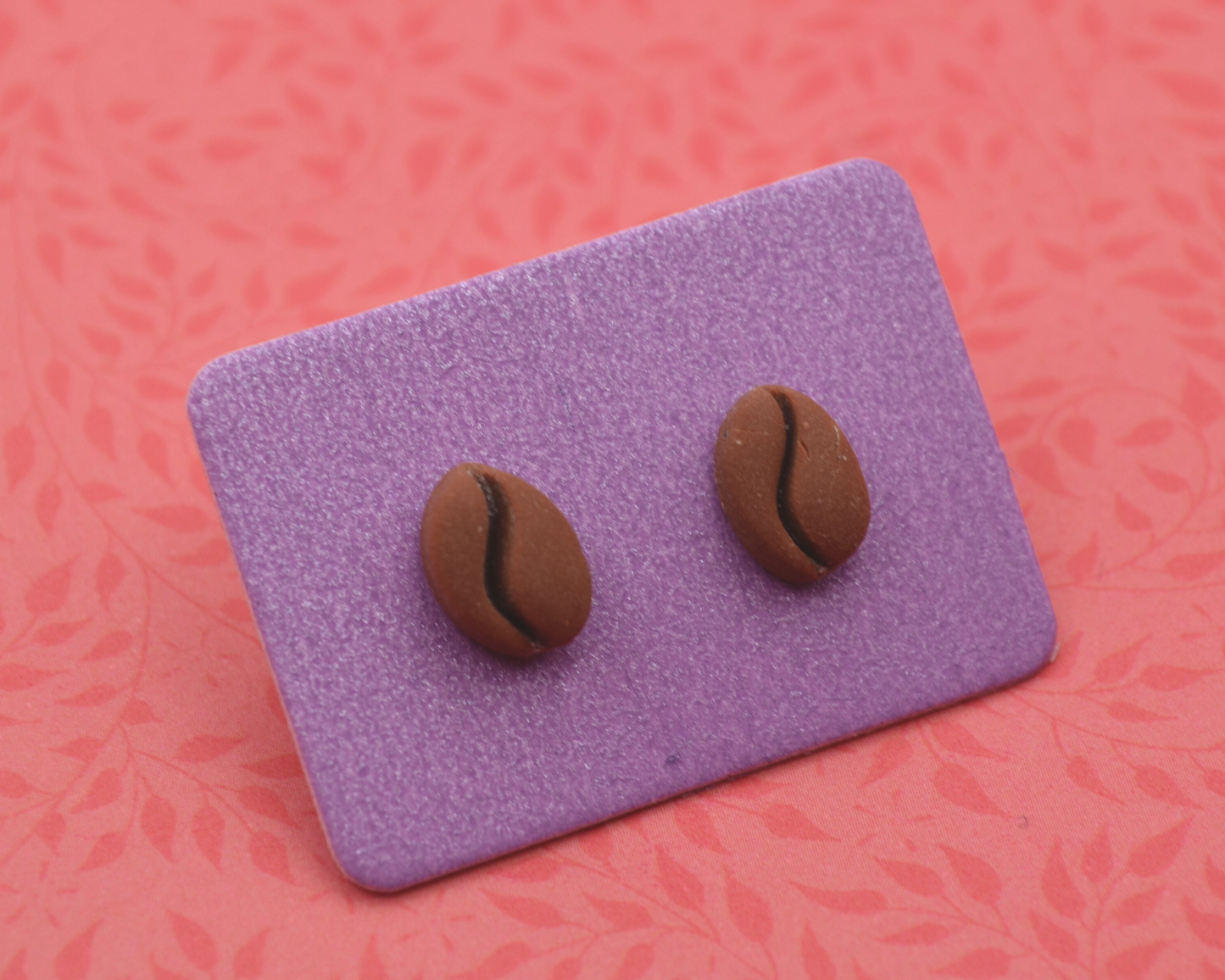Coffee Bean Micro Stud