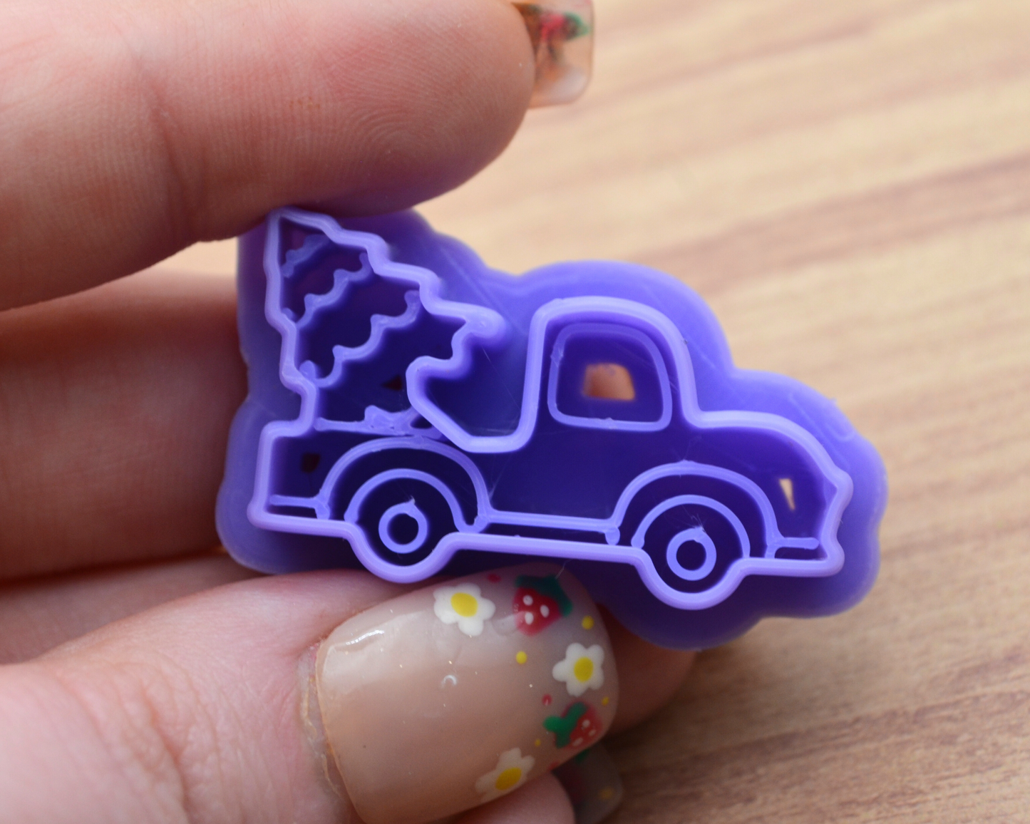 Truck Hauling Tree Clay Cutter