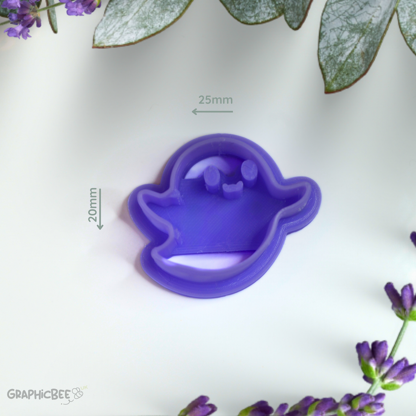 Flying Ghost Kawaii Clay Cutter