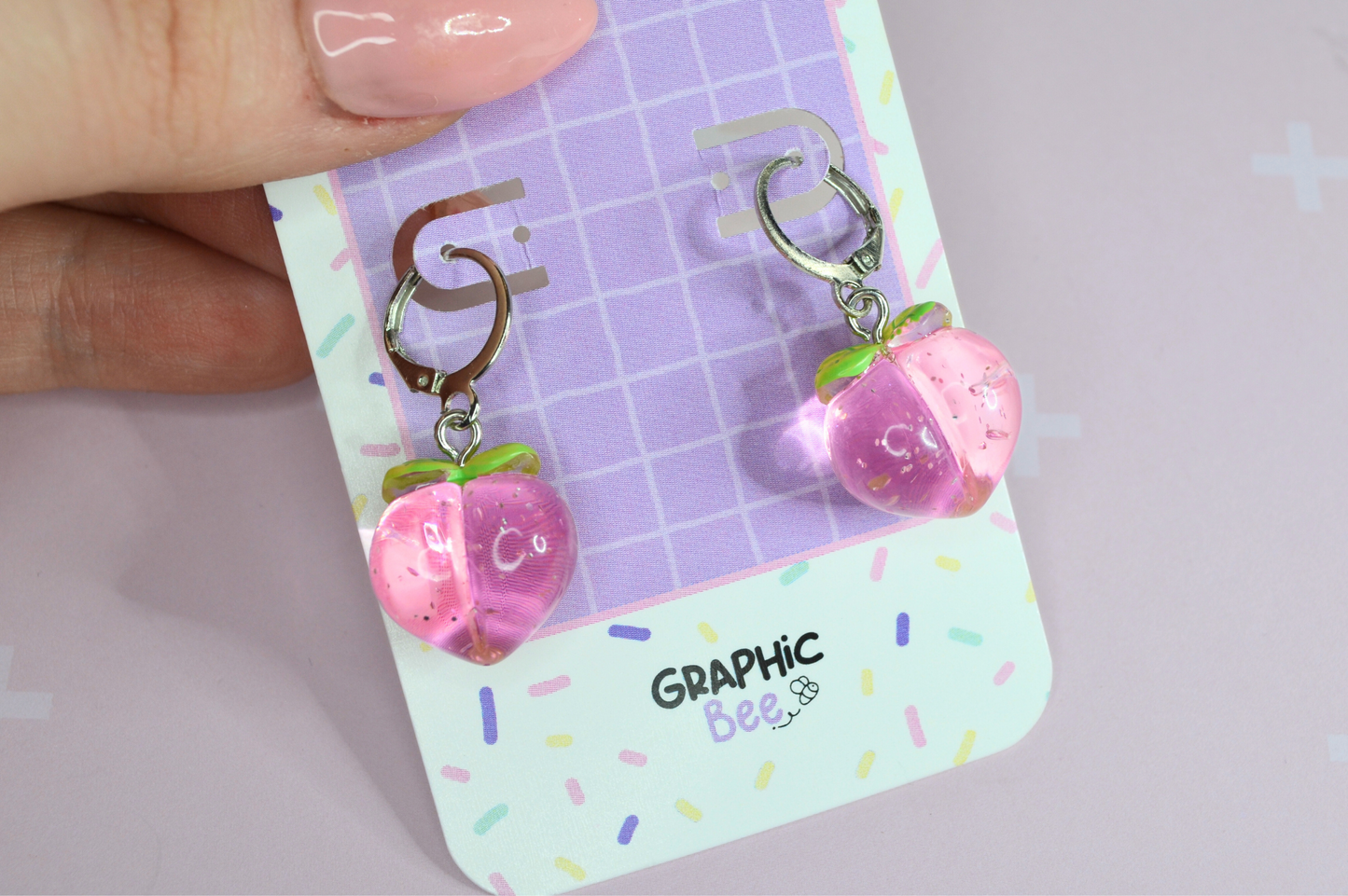 Charming Peach Earrings