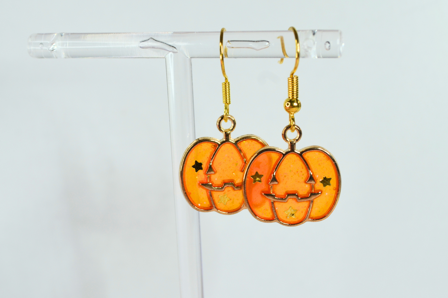 Pumpkin Sparkle earrings