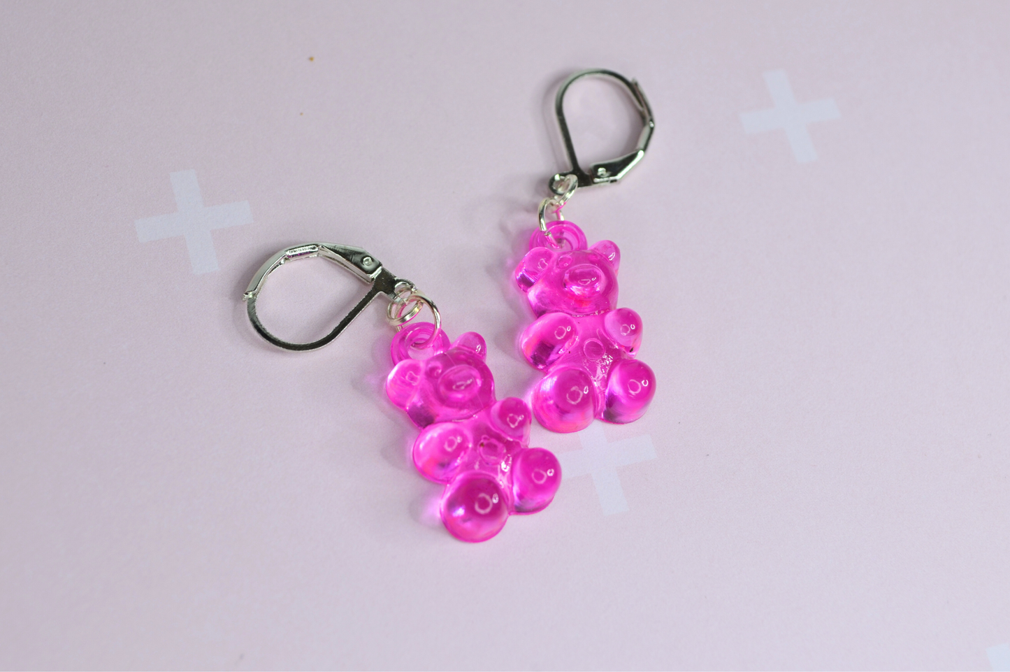Mini Jelly Bear Earrings - Available in many colors
