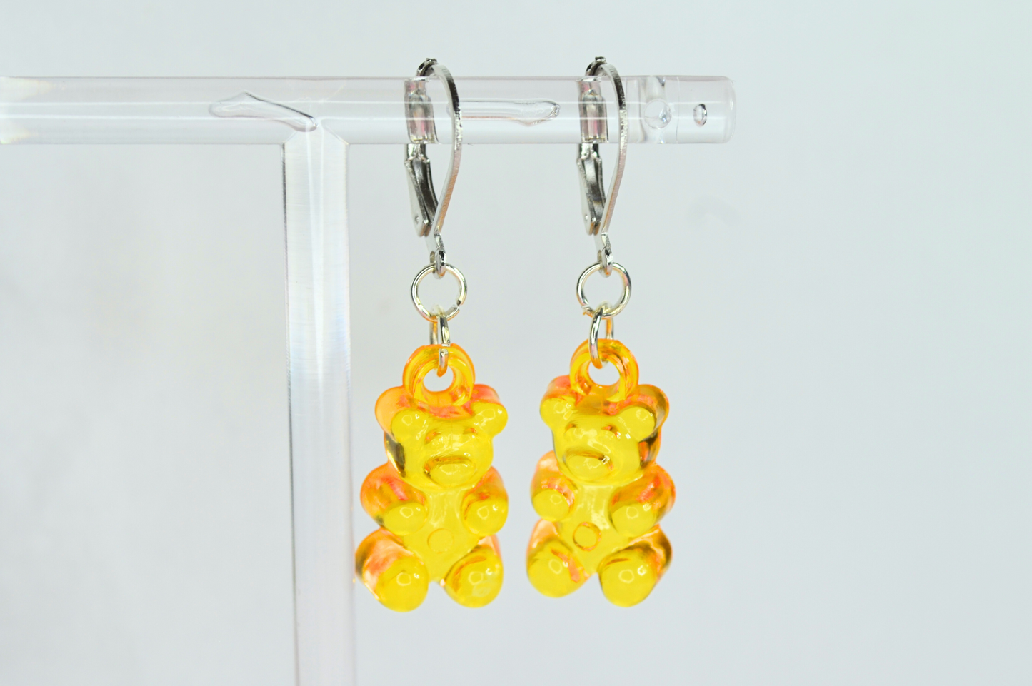 Mini Jelly Bear Earrings - Available in many colors