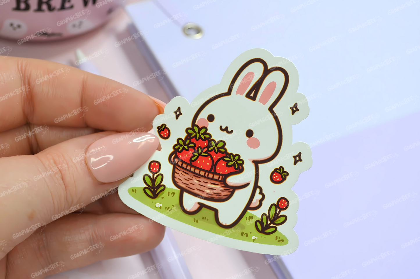 Berry Bun Sticker