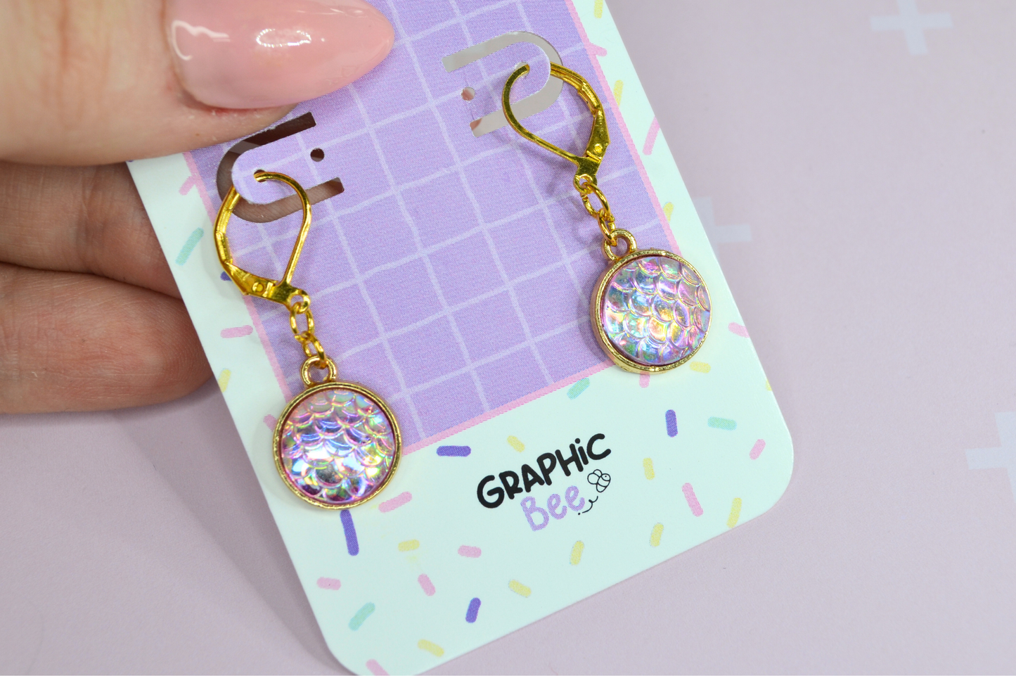 Mermaid Scale Earrings