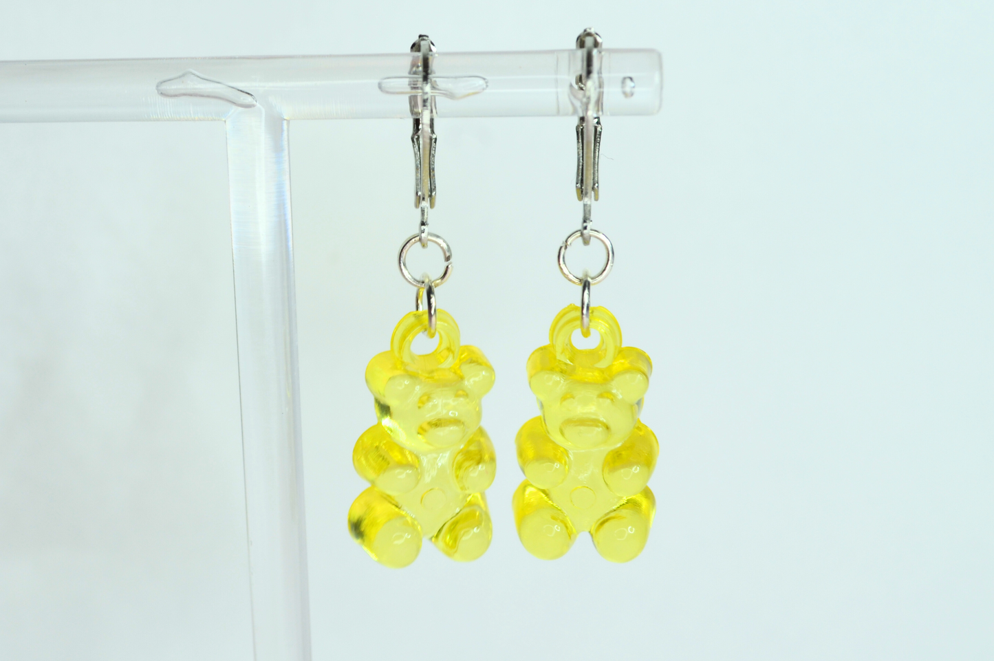 Mini Jelly Bear Earrings - Available in many colors
