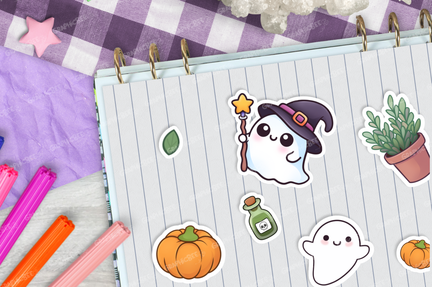 Boo Crew Sticker Sheet