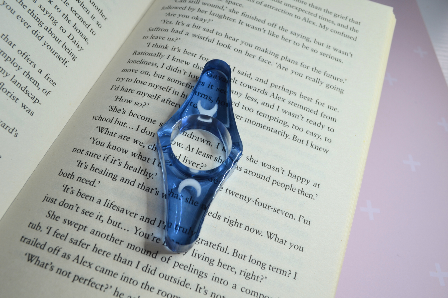 Celestial Moon Resin Page Holder