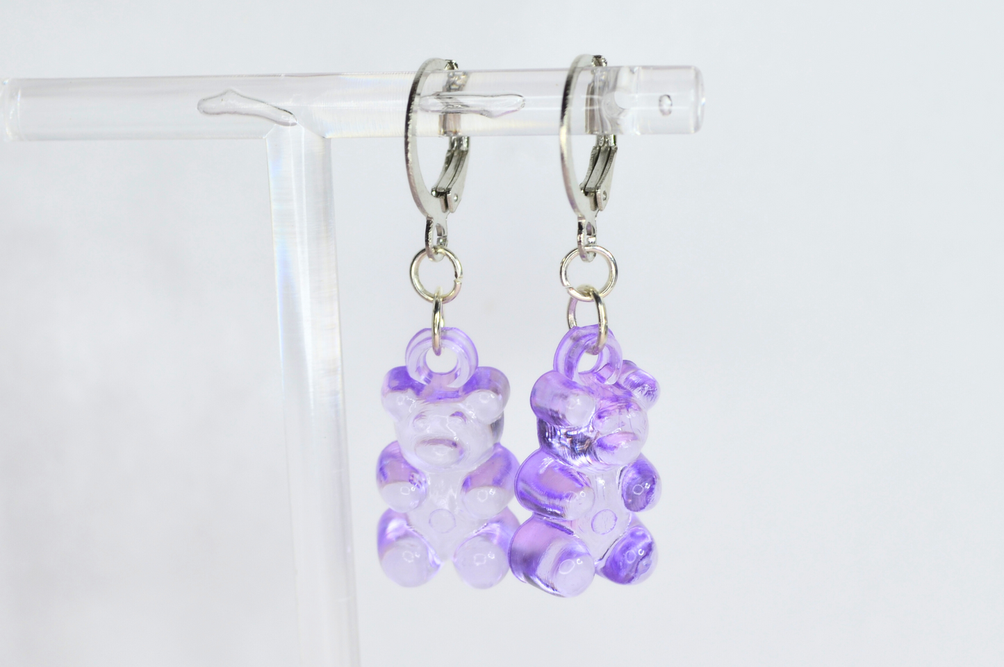 Mini Jelly Bear Earrings - Available in many colors
