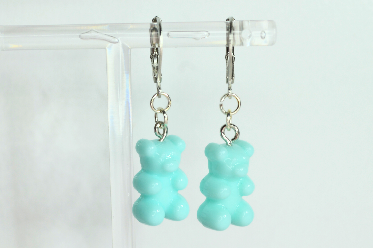 Mini Jelly Bear Earrings - Available in many colors
