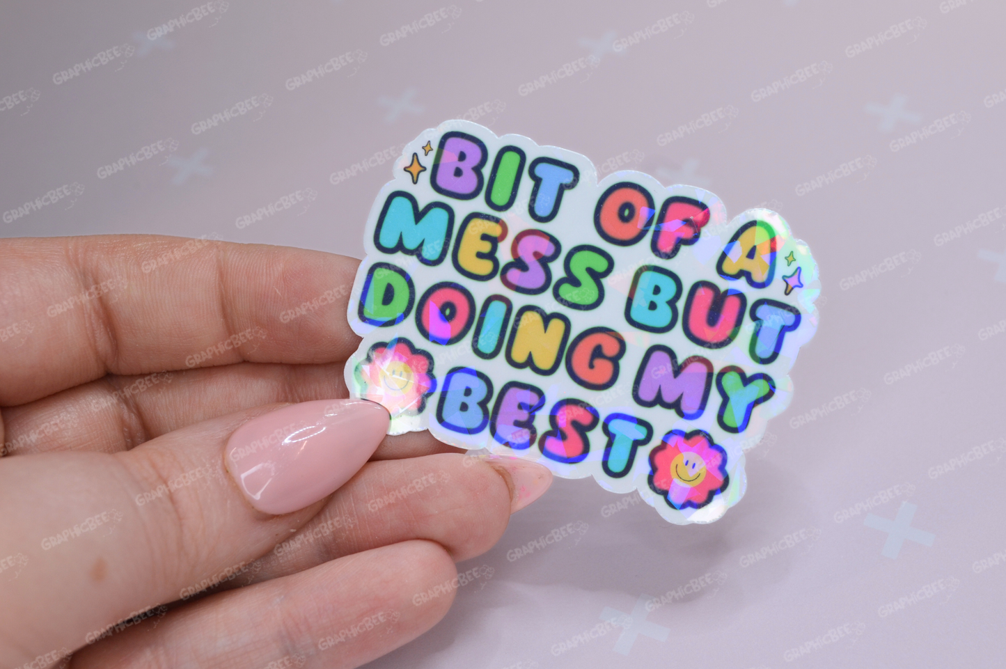 Bit Of A Mess Sticker