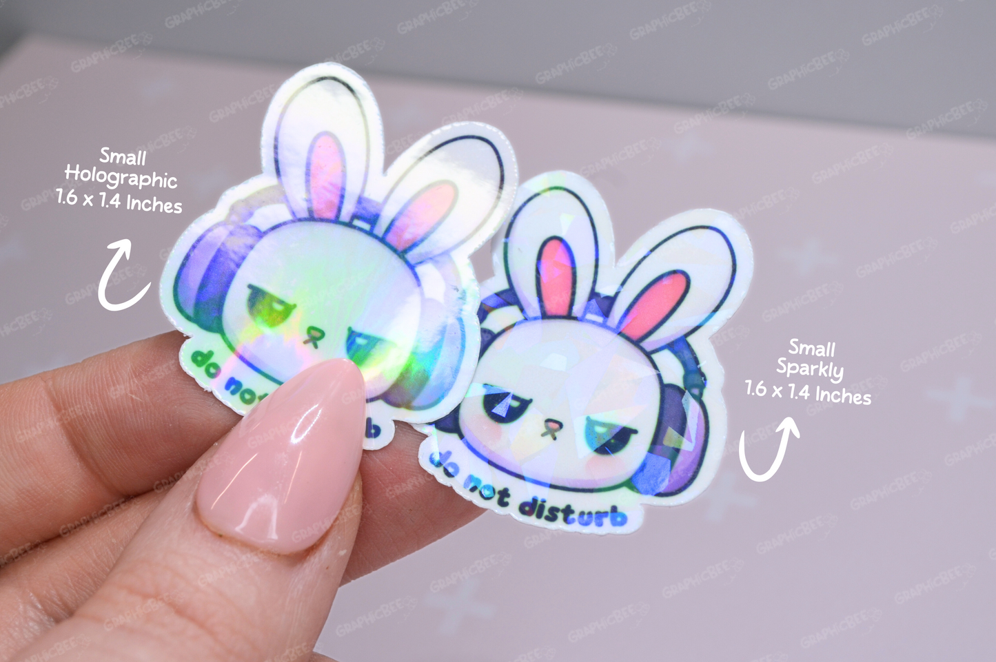 Do Not Disturb Bunny Sticker