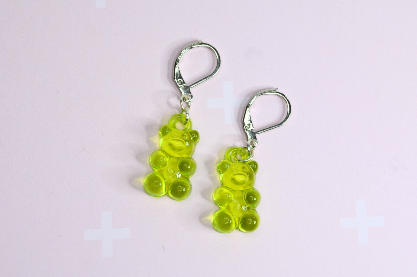 Mini Jelly Bear Earrings - Available in many colors