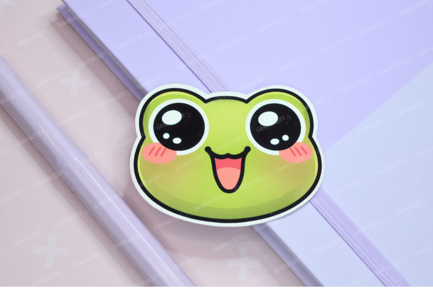 Froggy Face Sticker