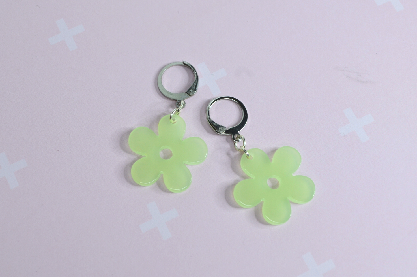 Bright Flower Charm Earrings - Available in many colors