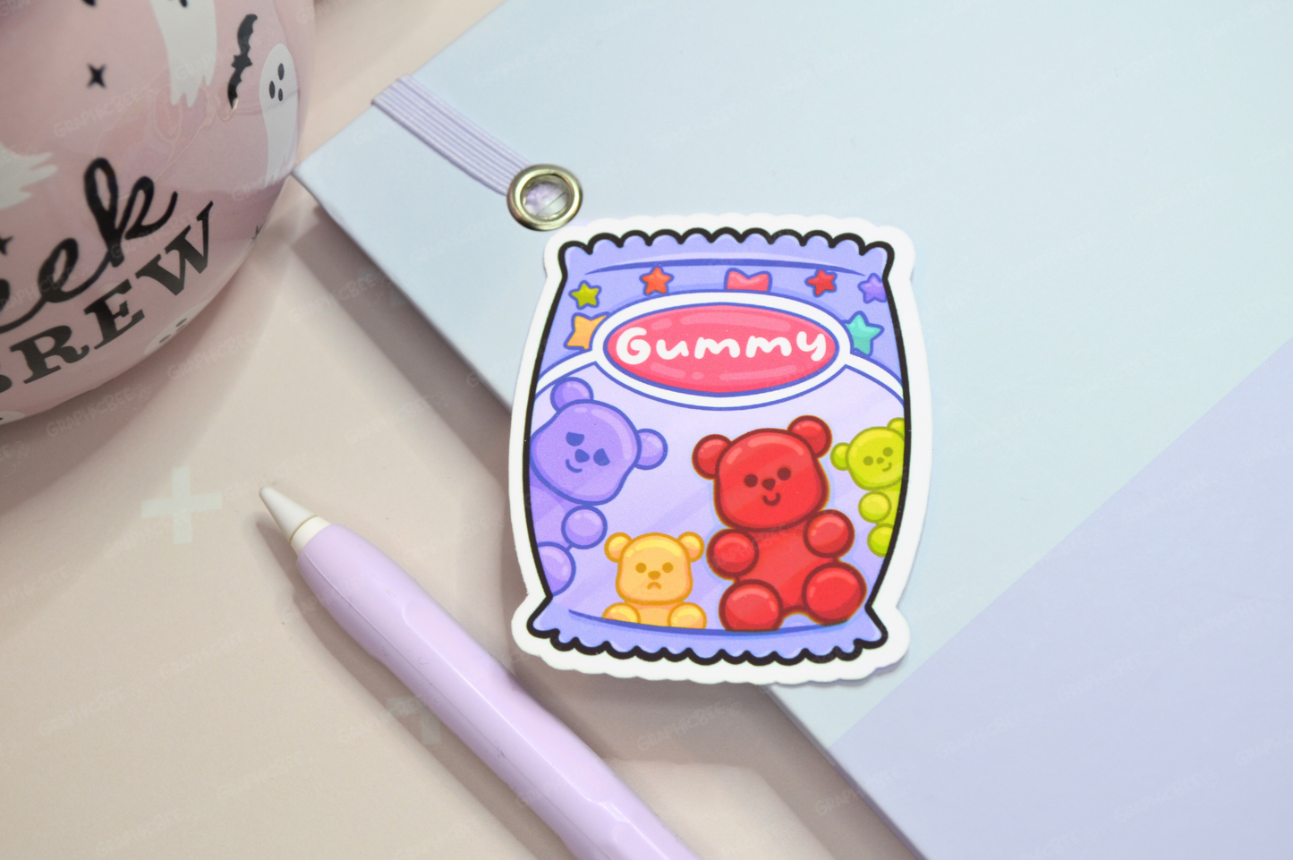 Jelly Bear Packet Sticker