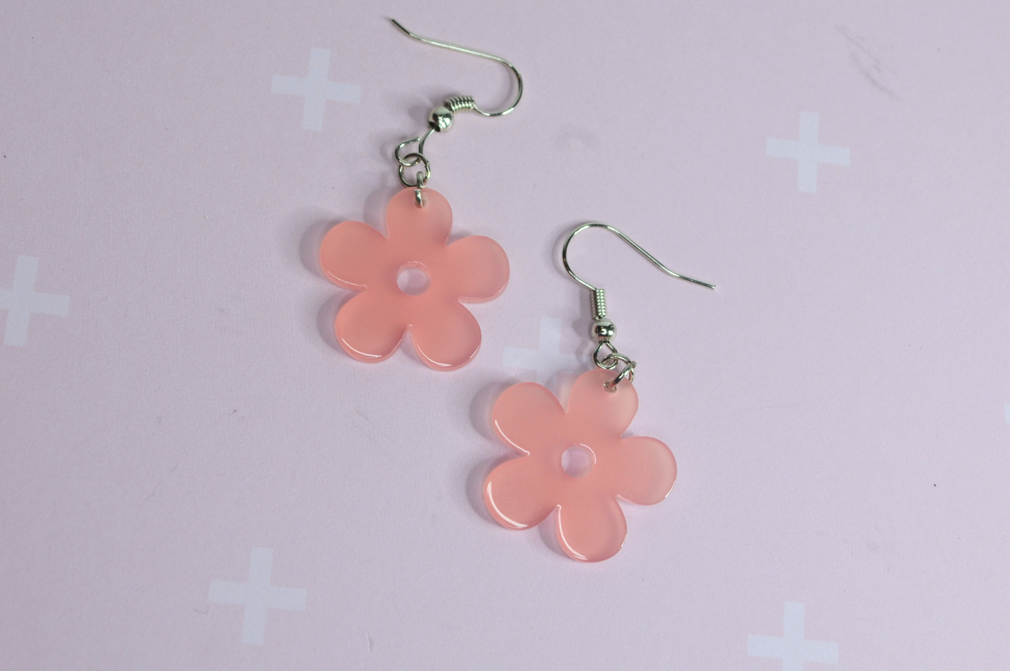Bright Flower Charm Earrings - Available in many colors