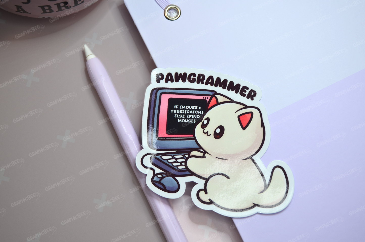 Pawgrammer Sticker