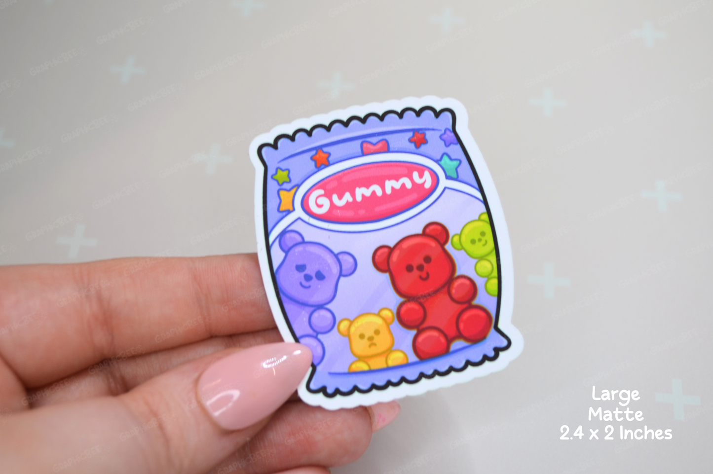 Jelly Bear Packet Sticker