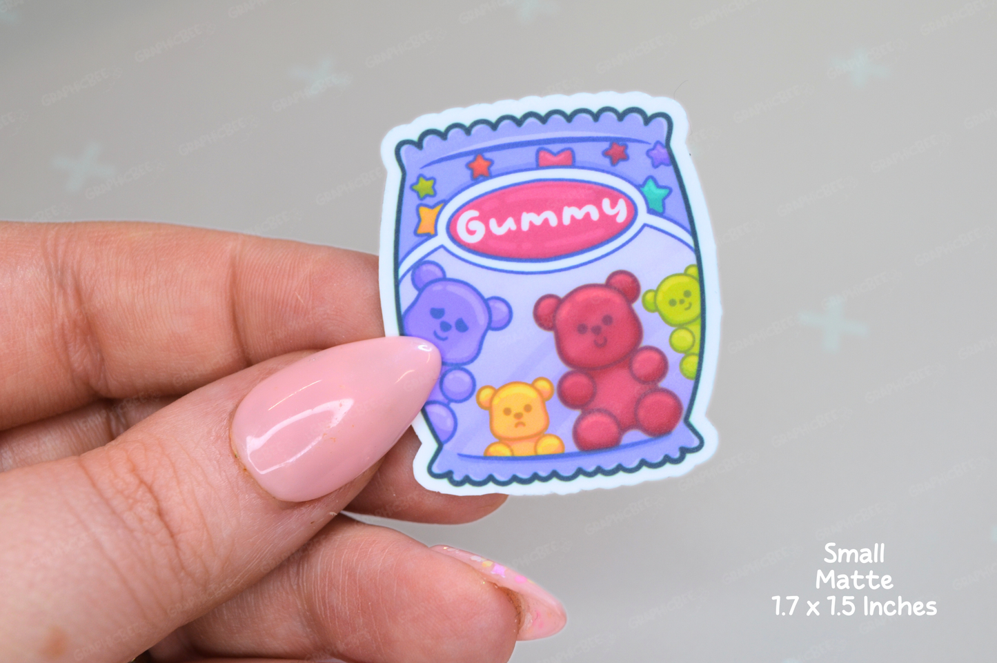 Jelly Bear Packet Sticker