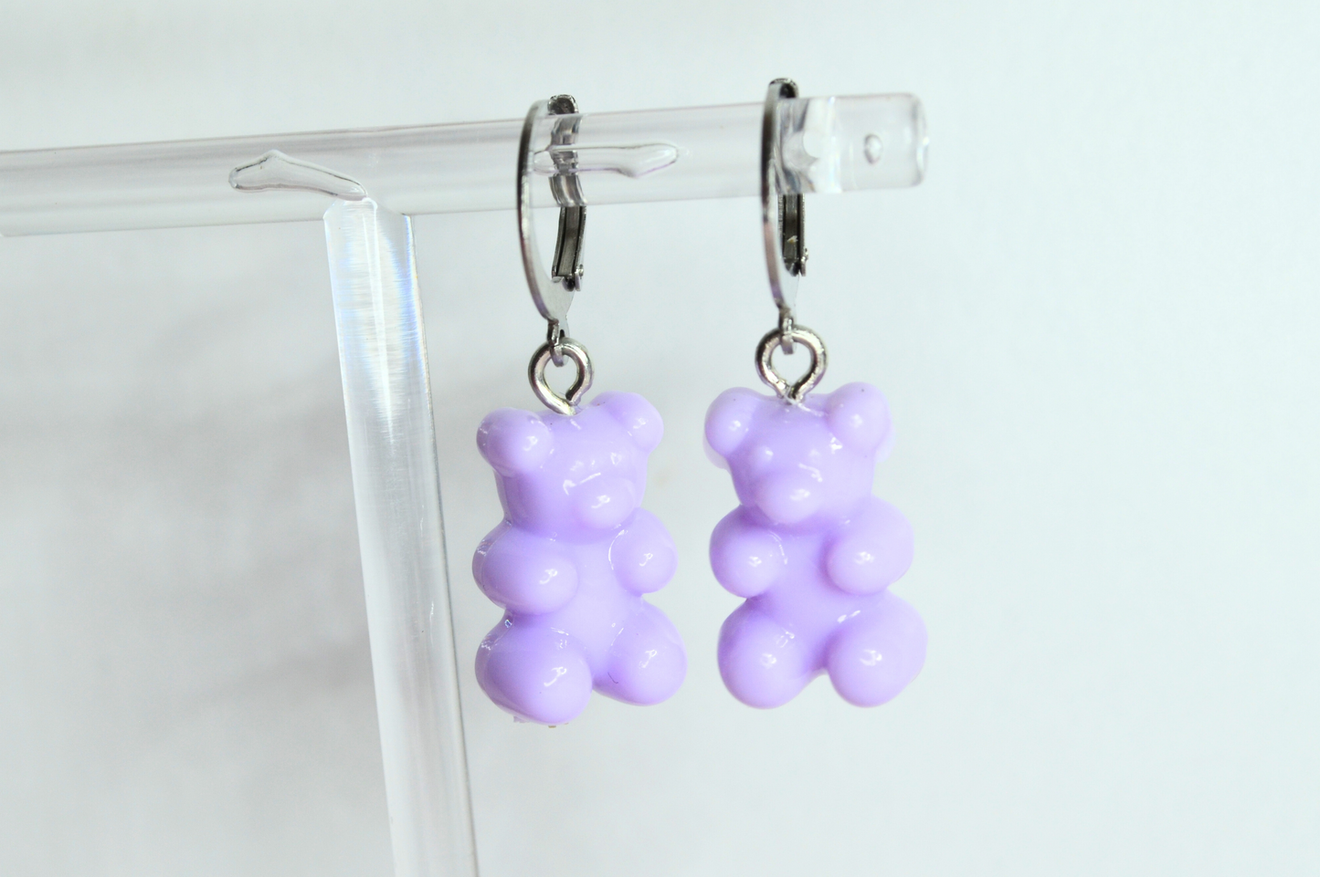 Mini Jelly Bear Earrings - Available in many colors